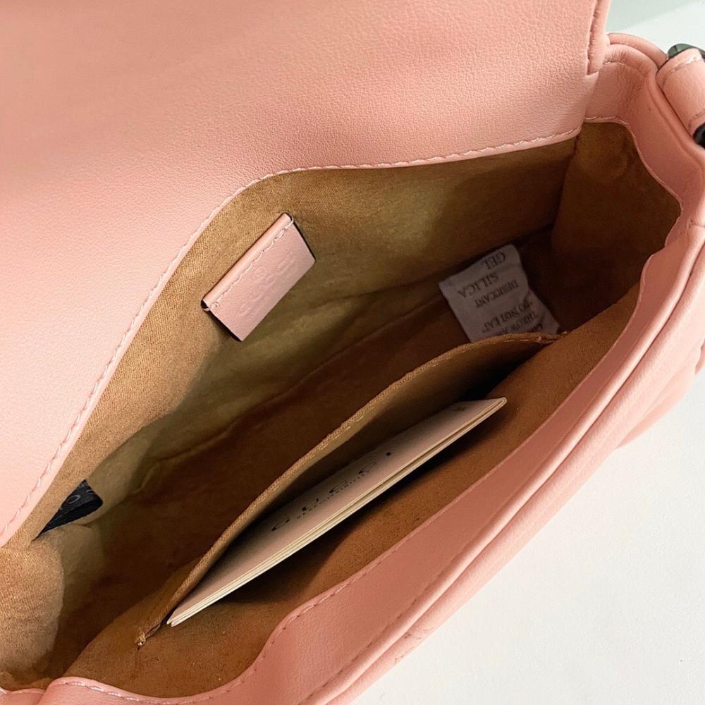 Alma Green Calfskin Crossbody Bag