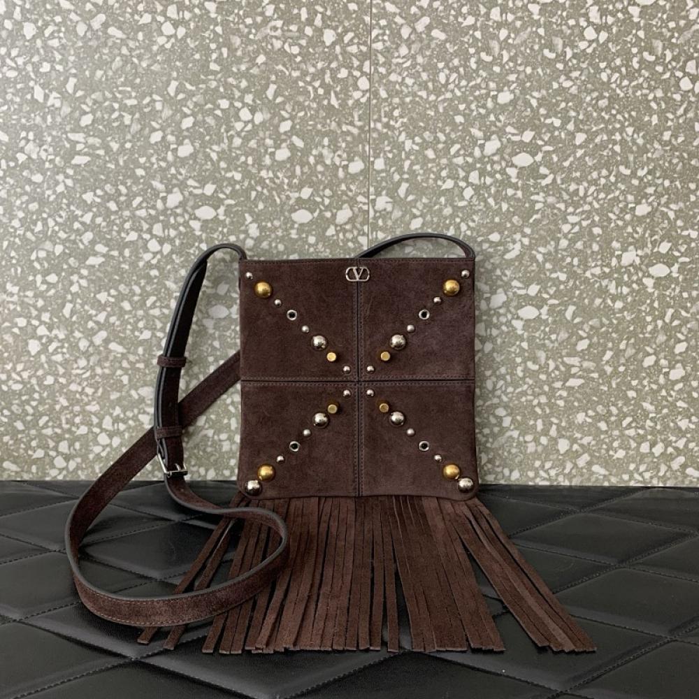 Alma Studded Leather Crossbody Bag