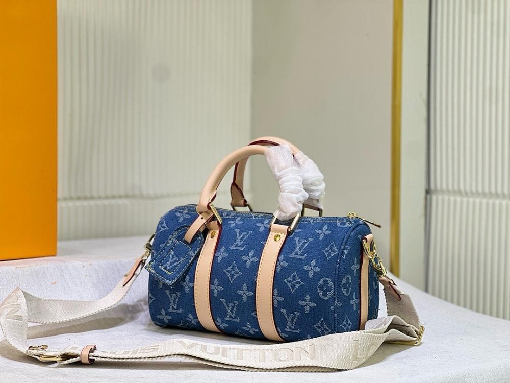 Italian-Inspired Stylish Denim Top Handle Bag