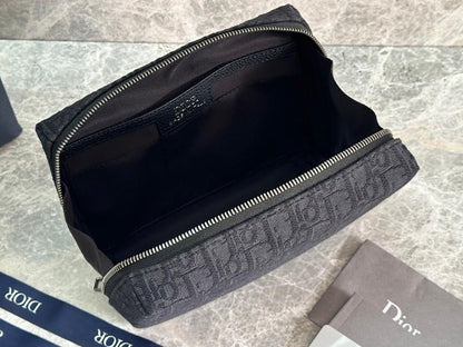 Classic Modern Black Printed Top Handle Bag