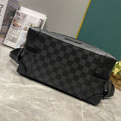 Italian-Inspired Luxury Gold Quilted Leather Travel Bag