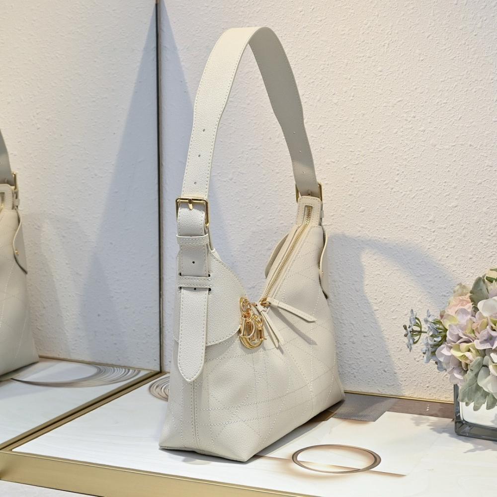 Stylish Gold Embroidered Calfskin Shoulder Bag – Special Edition
