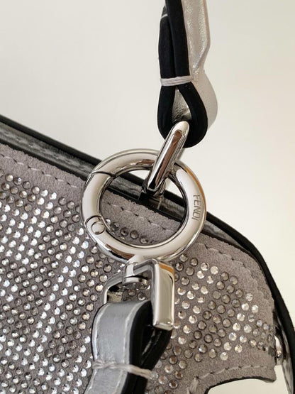 Classic Silver Top Handle Bag