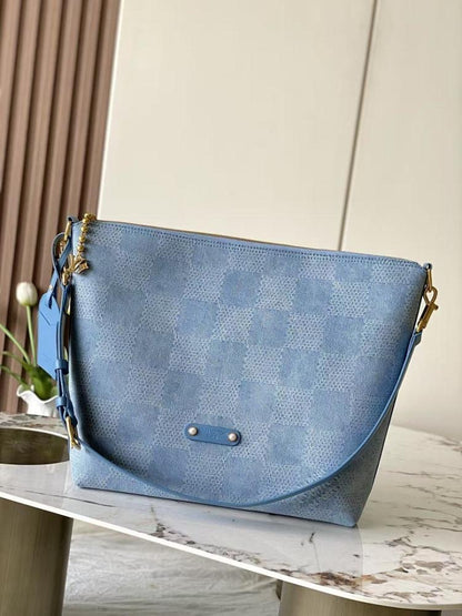 Modern Luxury Denim Hobo Bag – Limited Edition