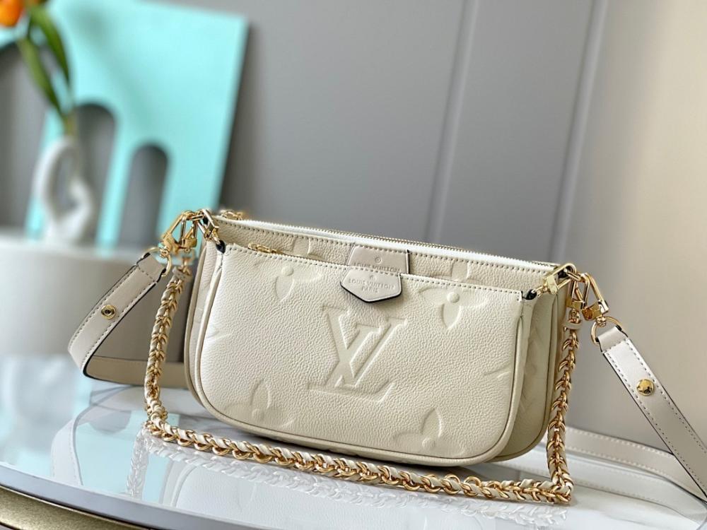 Elegant Refined Gold Monogram Jacquard Shoulder Bag
