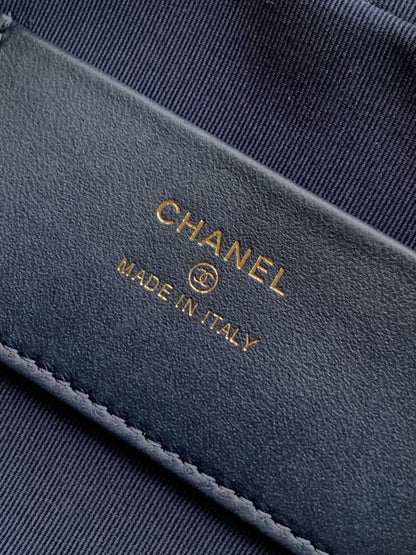 Denim Top Handle Bag