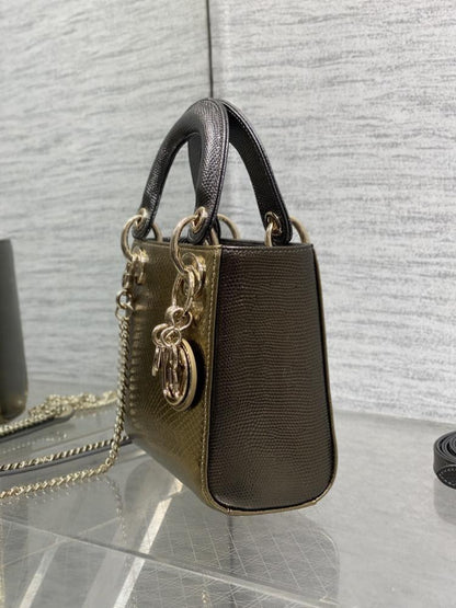 Leather Top Handle Bag
