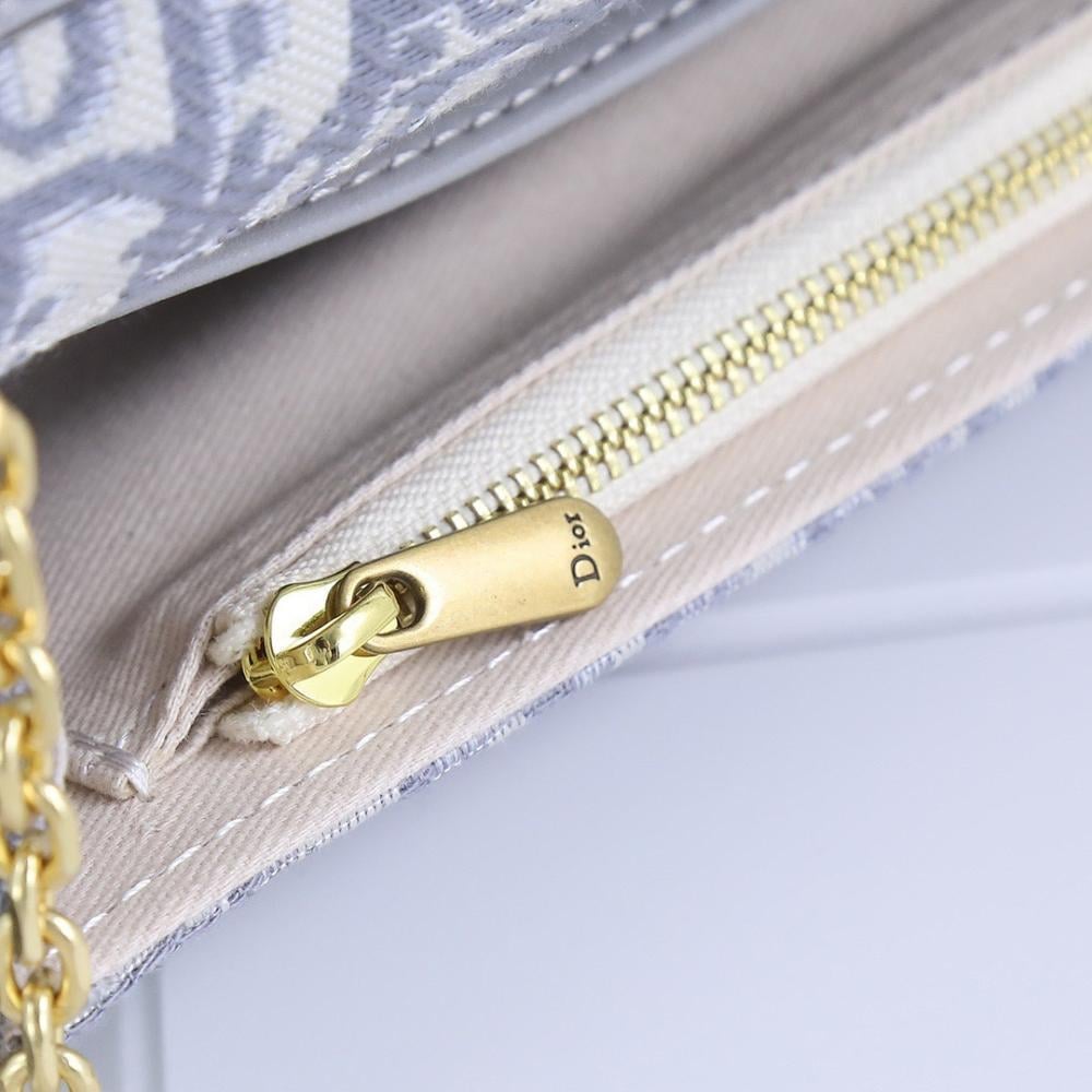 Stylish Premium Blue Calfskin Shoulder Bag