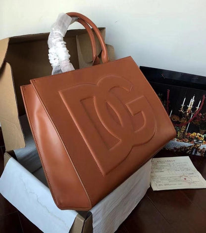 Stylish Premium Leather Top Handle Bag