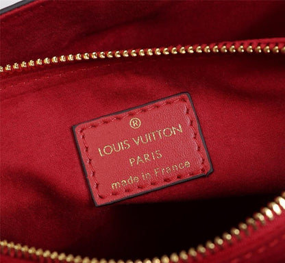 Modern Gold Monogram Leather Crossbody Bag