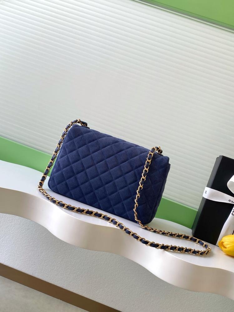 Classic Gold Leather Shoulder Bag