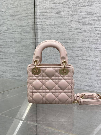Pink Top Handle Bag