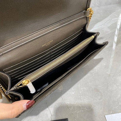 Alma Gold Leather Top Handle Bag