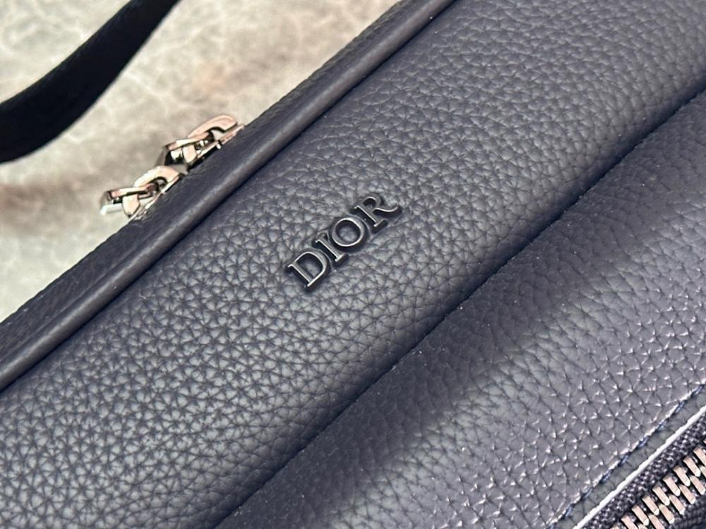 Luxury Stylish Blue Leather Top Handle Bag