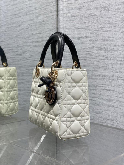 Lambskin Top Handle Bag
