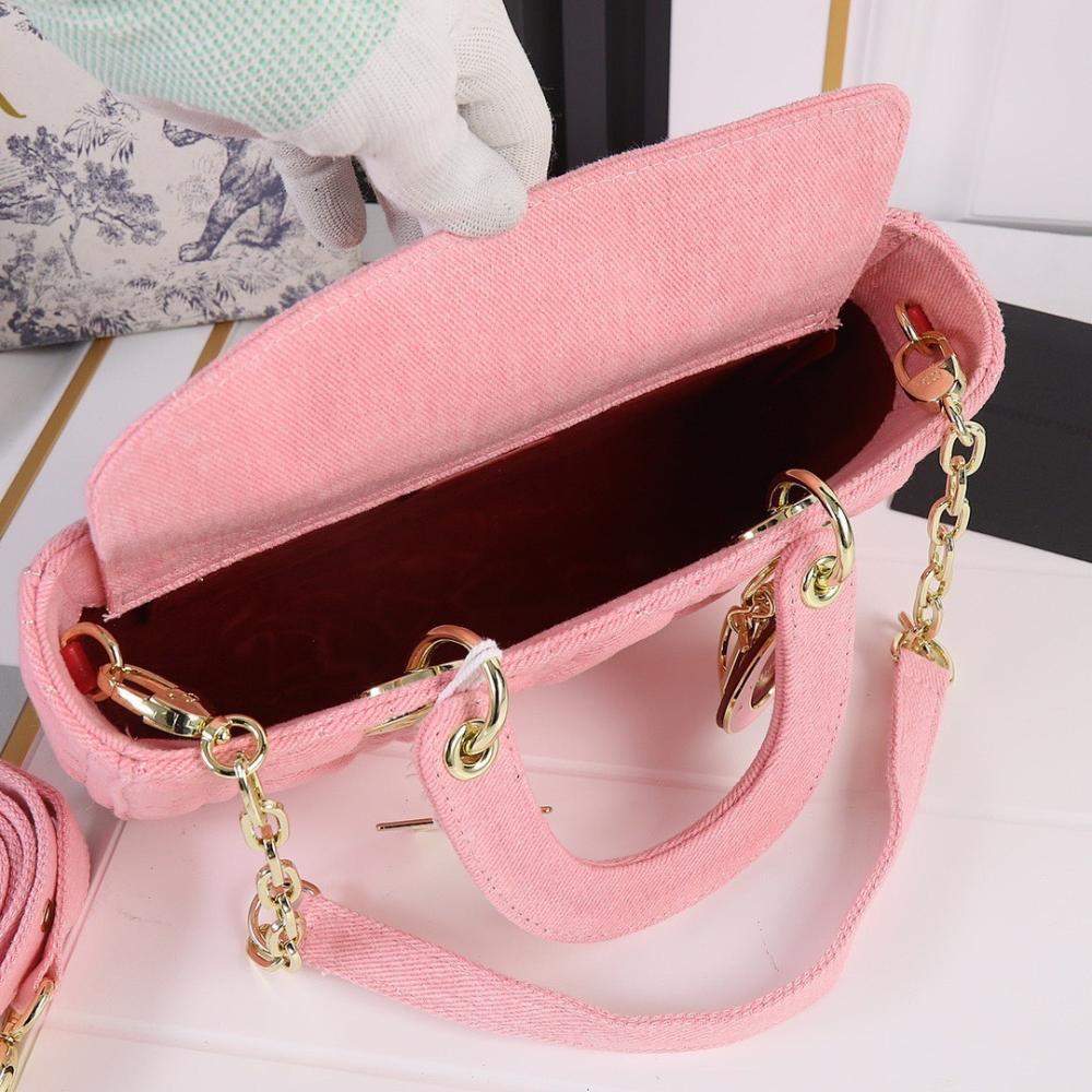 Luxury Stylish Gold Denim Shoulder Bag – Limited Edition