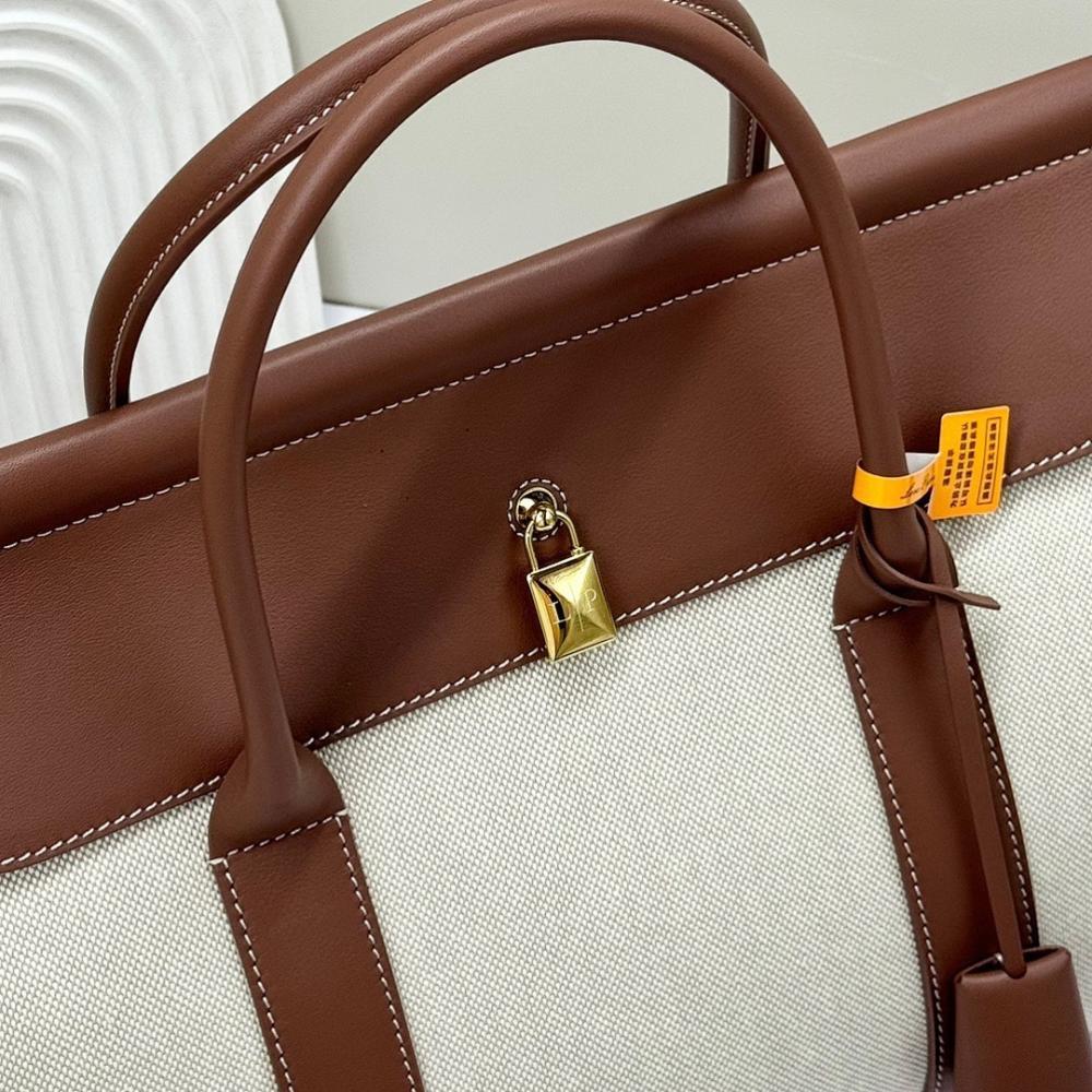 Classic Refined Canvas Top Handle Bag