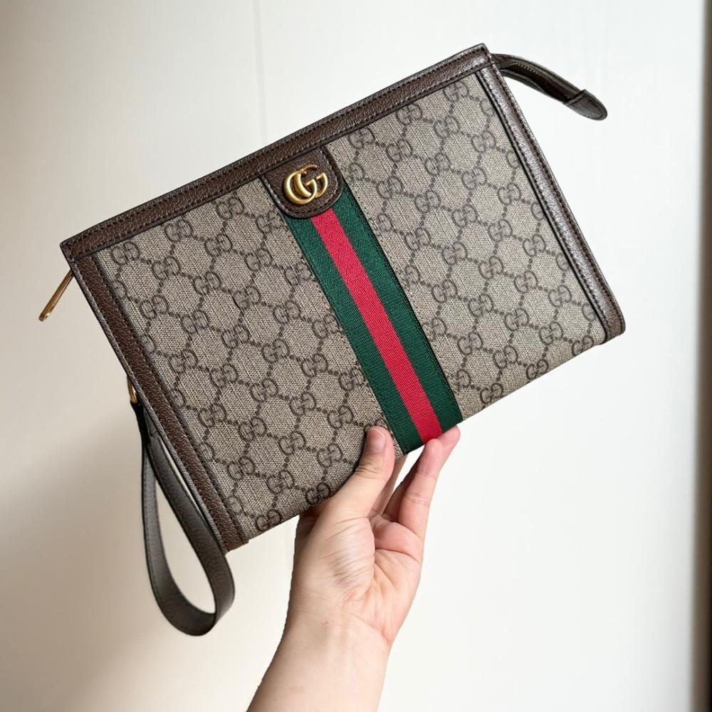 Ophidia Red Top Handle Bag