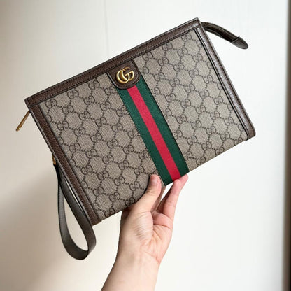 Ophidia Red Top Handle Bag