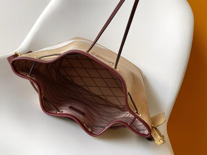 Leather Top Handle Bag