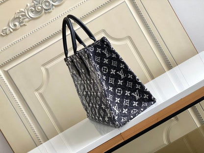 Elegant Refined Denim Tote Bag