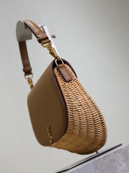 Italian-Inspired Elegant Leather Top Handle Bag