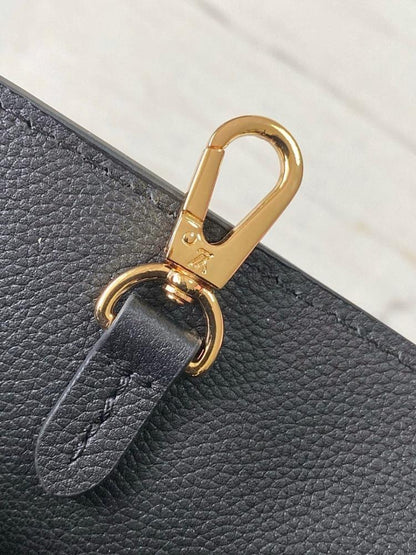 Modern Luxury Monogram Satin Top Handle Bag