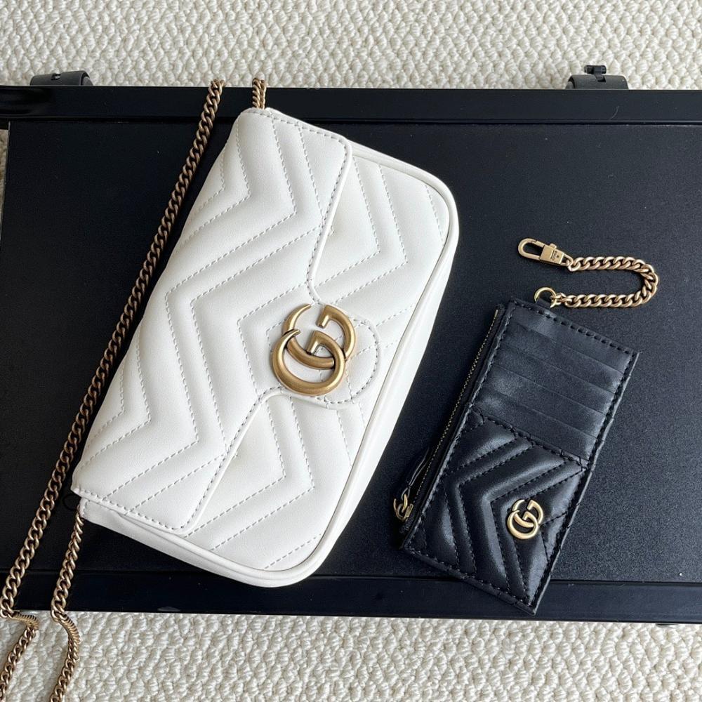GG Marmont Quilted Leather Top Handle Bag
