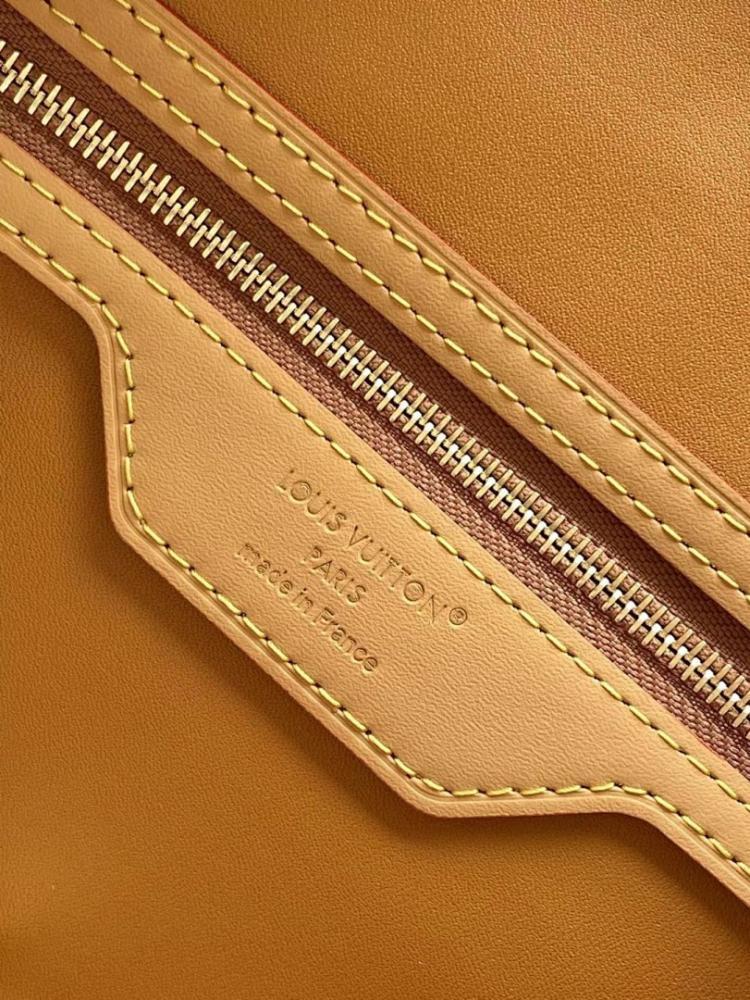 Modern Italian-Inspired Monogram Shoulder Bag