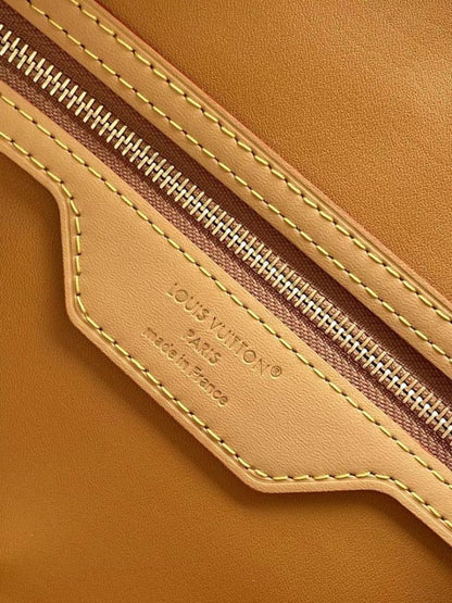 Modern Italian-Inspired Monogram Shoulder Bag