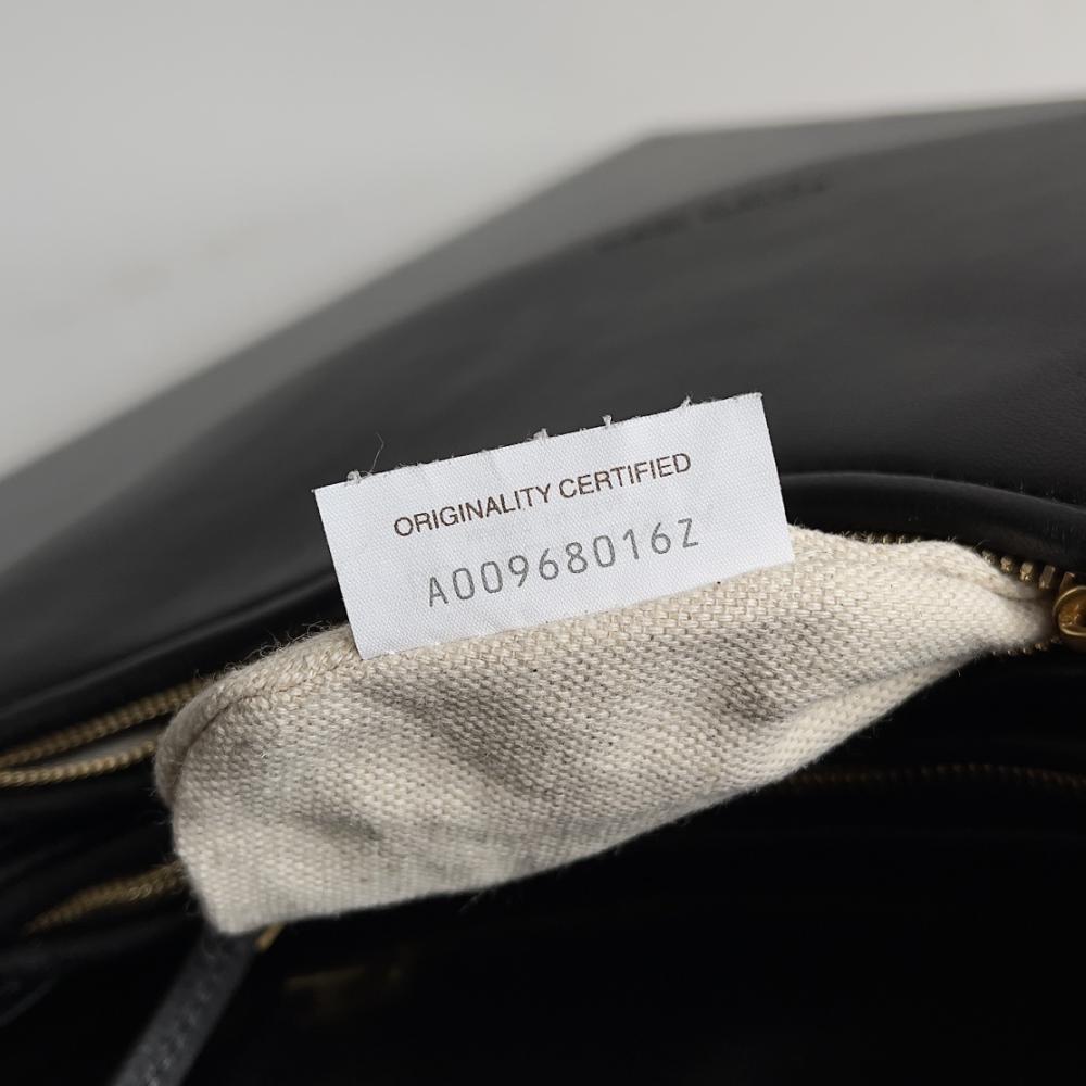 Leather Top Handle Bag