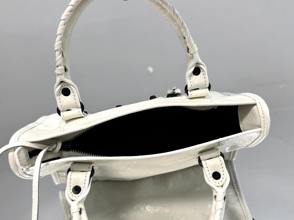 Luxury Leather Top Handle Bag