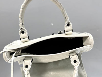 Luxury Leather Top Handle Bag