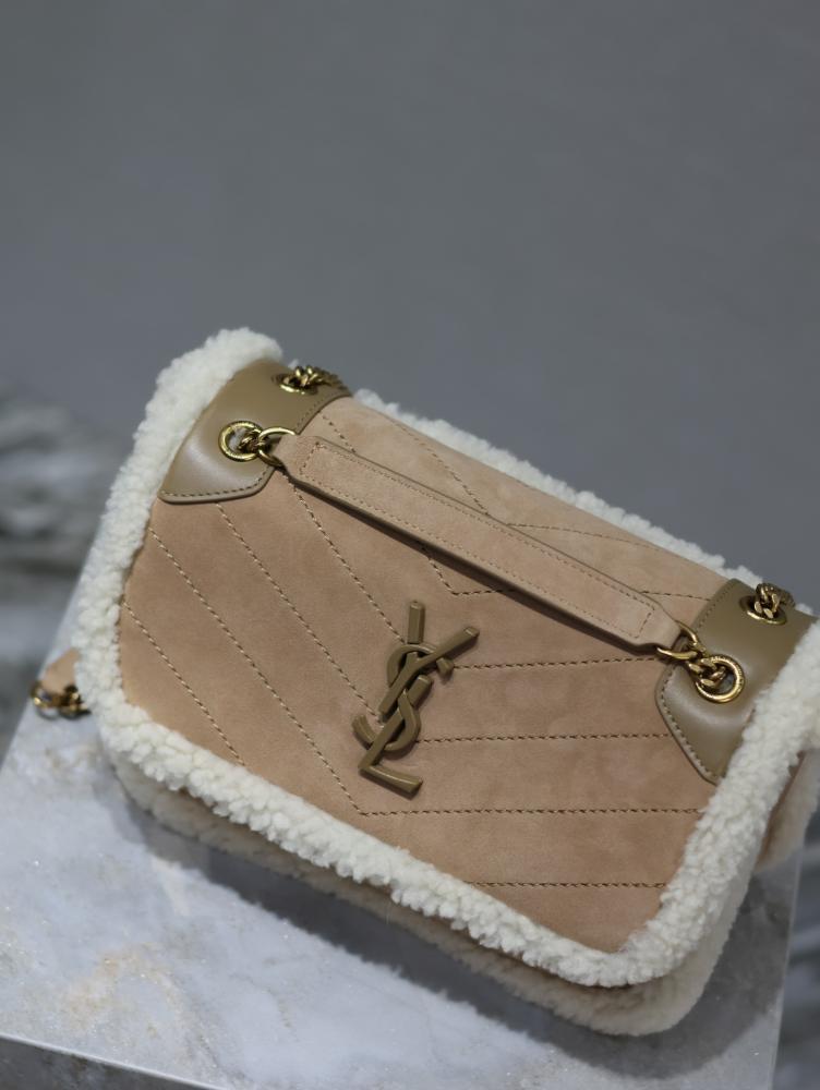 Classic Suede Top Handle Bag