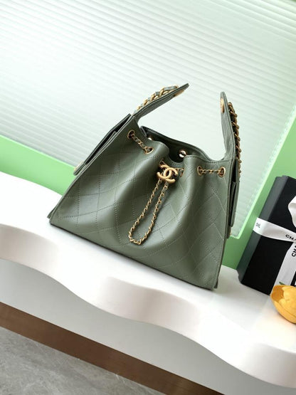 Leather Bucket Bag