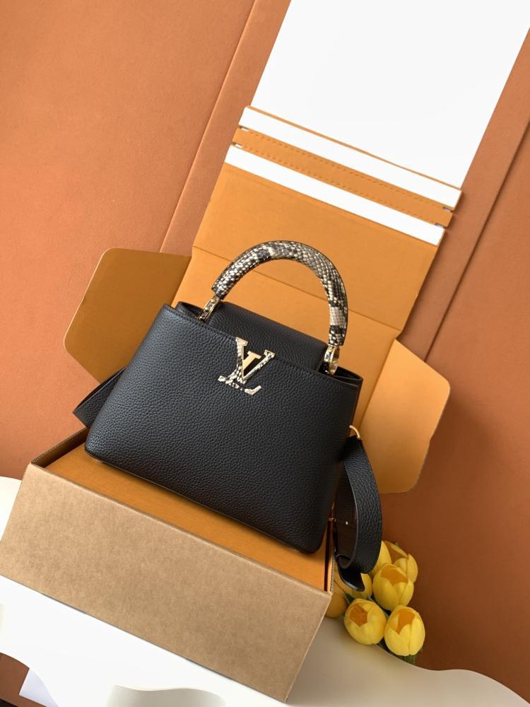 Calfskin Top Handle Bag