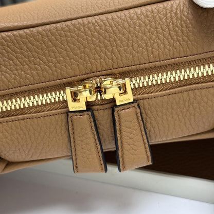 Leather Top Handle Bag