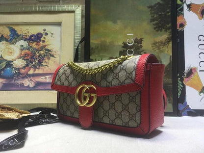 Alma Red Top Handle Bag