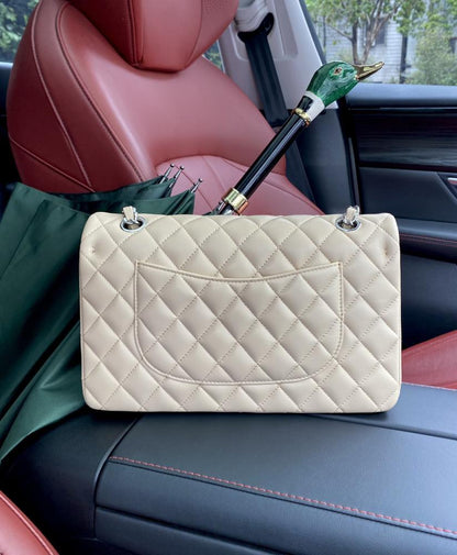 Alma Gold Leather Shoulder Bag