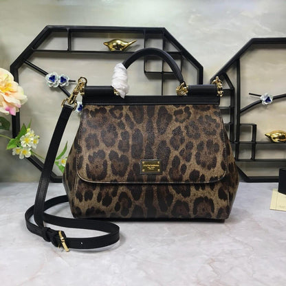 Birkin Printed Leather Crossbody Bag
