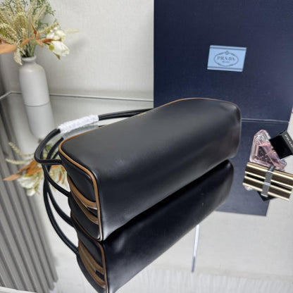 Quilted Lambskin Top Handle Bag
