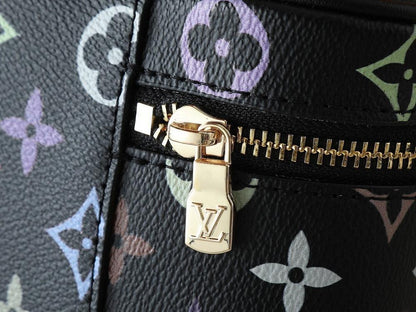 Modern Refined Monogram Leather Crossbody Bag