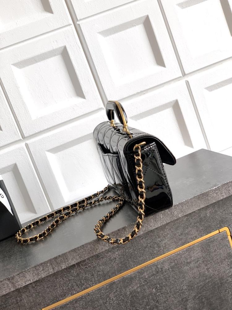 Leather Top Handle Bag
