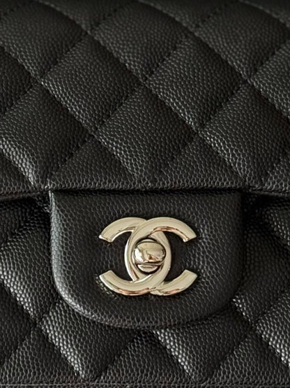 Classic Luxury Leather Top Handle Bag