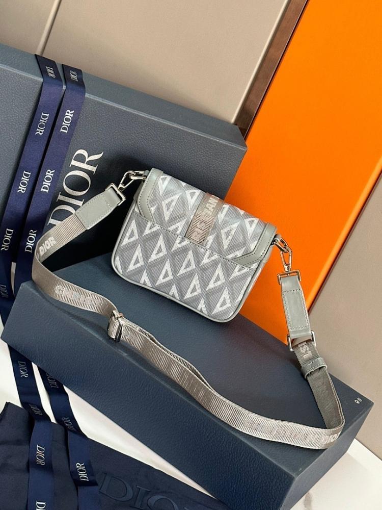Luxury Stylish Grey Leather Shoulder Bag