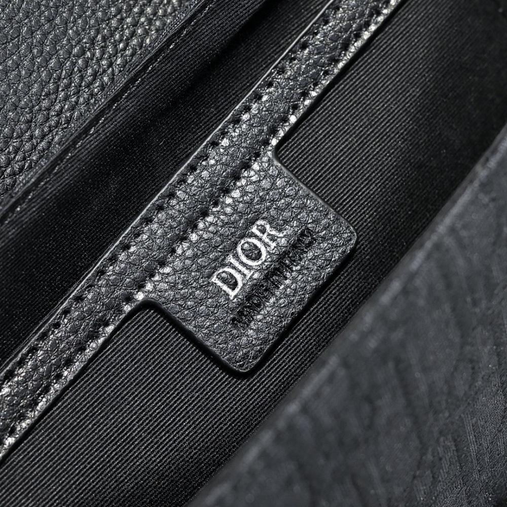 Modern Stylish Black Calfskin Shoulder Bag