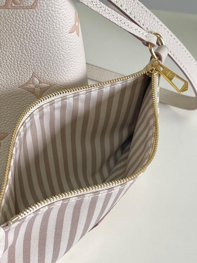 NeoNoe Monogram Leather Top Handle Bag