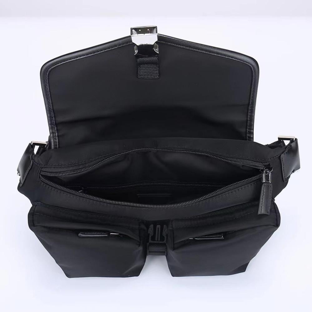 Classic Premium Woven Nylon Shoulder Bag