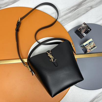 Alma Calfskin Bucket Bag
