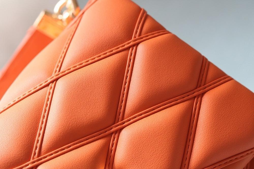 Modern Premium Quilted Lambskin Top Handle Bag